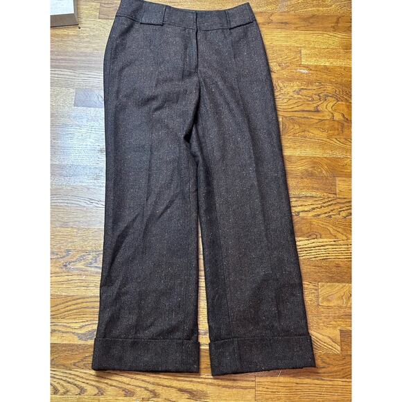 Uniform By John Paul Richard Wool Donegal Tweed‎ Grey Pants Womens Size 8, Vtg - Picture 5 of 12